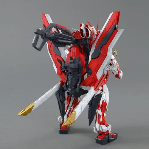 Vista 3 de Gundam Astray Red Frame Custom Gundam Seed Astray, Bandai MG 1/100 Kit de construcción