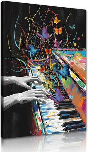 Vista 63 de Yeesjoee Graffiti Hip-Hop Style Culture - Arte de pared, póster abstracto de la vida es hermosa, impresión en lienzo colorido y moderno de pintura