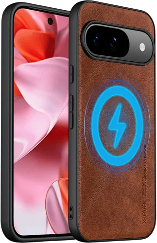 Vista 31 de X-level Funda protectora inalámbrica para Google Pixel 8 Pro, piel azul, ajuste delgado, con protección para lente de cámara