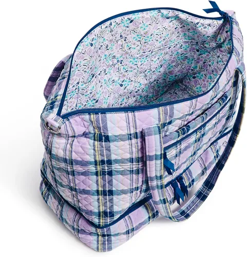 Vista 3 de Vera Bradley Bolsa de viaje de lujo de algodón para mujer