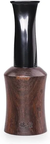 Vista 3 de MUXIANG Boquilla de madera de ébano del cigarro de las extremidades del tenedor del cigarro portátil Tamaño 38-42 del calibre del anillo
