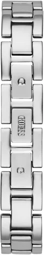 Vista 3 de GUESS Ladies 32mm Watch - Silver Tone Strap Silver Dial Silver Tone Case