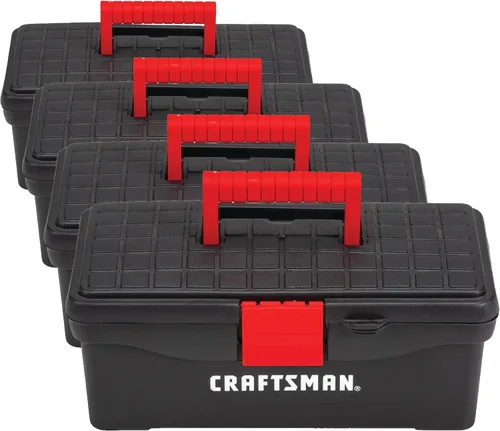 Vista 7 de CRAFTSMAN Caja de Herramientas, con Cerradura, 13 in., Rojo/Negro (CMST13004)