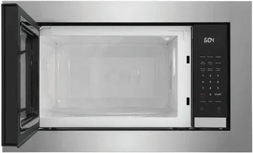 Vista 2 de Frigidaire microondas empotrable de 24 pulgadas, 1100W con capacidad de 2.2 pies cúbicos, cocción por sensor, 10 niveles de potencia, iluminación