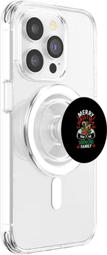 Vista 3 de Simmons Family Christmas Costume Candy Cane Matching Party PopSockets MagSafe PopGrip for iPhone