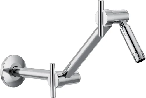 Vista 9 de Moen Brazo de ducha ajustable giratorio de oro cepillado, S116BG, 16