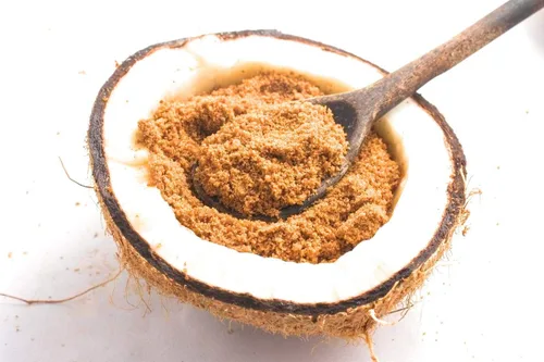 Vista 4 de DULCE CAÑA - Azúcar de coco orgánico (sin refinar, bajo índice glucémico, sin gluten) Bolsa de 1 Lb
