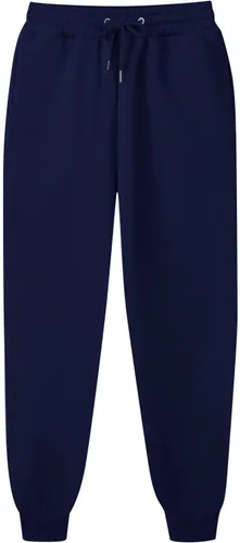 Vista 4 de Pantalones deportivos de forro polar para mujer, holgados, casuales, de cintura alta, para entrenamiento, atléticos, con parte inferior de cincha