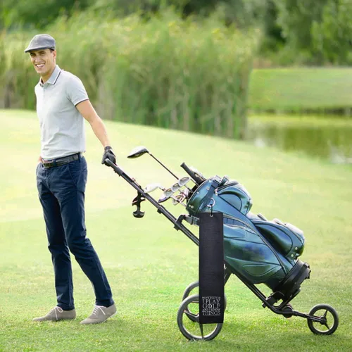 Vista 5 de TOUNER That's What I Do I Play Golf and I Know Things - Toallas de golf bordadas, divertida bolsa de golf, regalos para hombres, mujeres, golfistas
