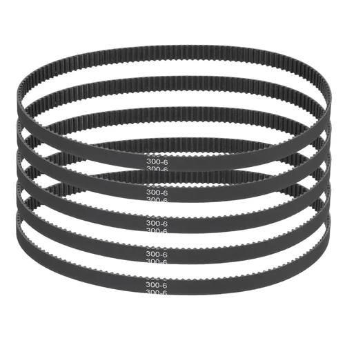 Vista 25 de MECCANIXITY 3.780 in GT-2 correa dentada, 5pcs 0.354 in ancho 0.079 in paso impresión 3D GT-2 correa dentada caucho de bucle cerrado, negro