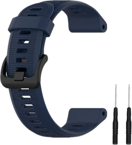 Vista 8 de Muovrto Correa de repuesto para Garmin Forerunner 945/935, correa de silicona para reloj Garmin Fenix 5/Approach S60/Fenix 6