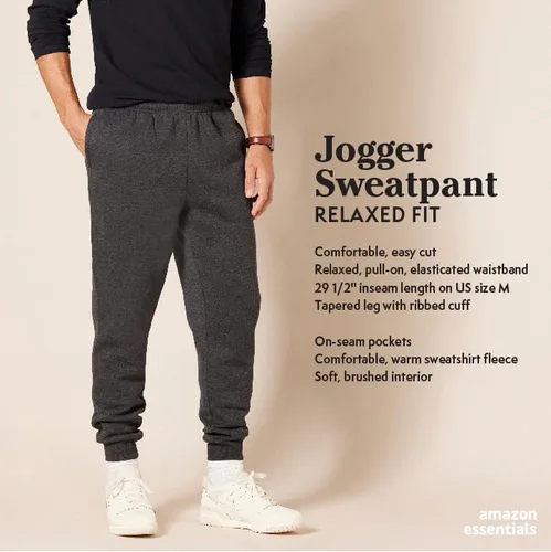 Vista 2 de Tienda Essentials - Pantalón de forro polar para hombre