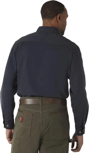 Vista 2 de Wrangler Riggs Workwear - Camisa de trabajo de sarga y manga larga para hombre