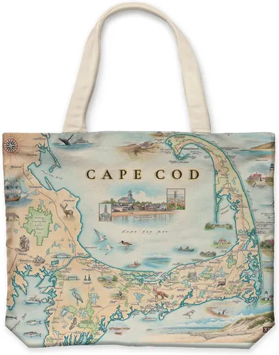 Vista 9 de Xplorer Maps Bolsa de lona con asas, bolsa de compras de comestibles de tela, bolsa reutilizable y ecológica, 100% algodón, lavable