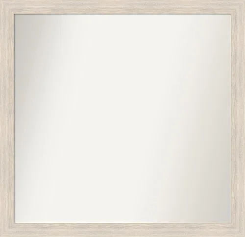 Vista 462 de Amanti Art Espejo personalizado, espejo de baño estrecho Alexandria White Wash, espejo de pared o espejo de tocador de baño sobre el fregadero