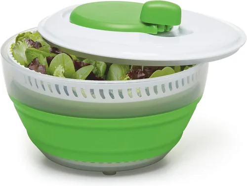 Vista 7 de Prepworks de Progressive 3 cuartos de galón Escurreplatos plegable y coladera para ahorrar espacio, ideal para preparación de ensaladas y lavado