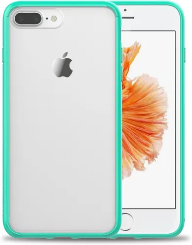 Vista 6 de Luvvitt - Funda transparente para iPhone 7 Plus y iPhone 8 Plus con dorso híbrido resistente a arañazos y defensa con absorción de golpes para Apple