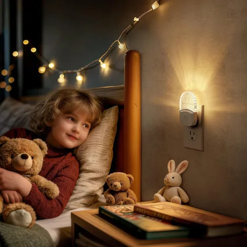 Vista 5 de DORESshop Luces nocturnas enchufables a la pared [paquete de 2] 3CCT luz nocturna LED con sensor de atardecer a amanecer, luz nocturna enchufable