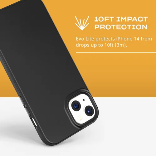 Vista 3 de Tech21 iPhone 14 Plus Evo Lite - Funda delgada y absorbente de golpes con protección contra caídas de 10 pies