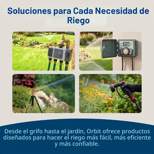 Vista 13 de Orbit 57985 B-hyve XR Controlador inteligente de rociadores para interiores y exteriores de 8 zonas