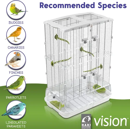 Vista 6 de Jaula para pájaros de Vision modelo M02 mediano