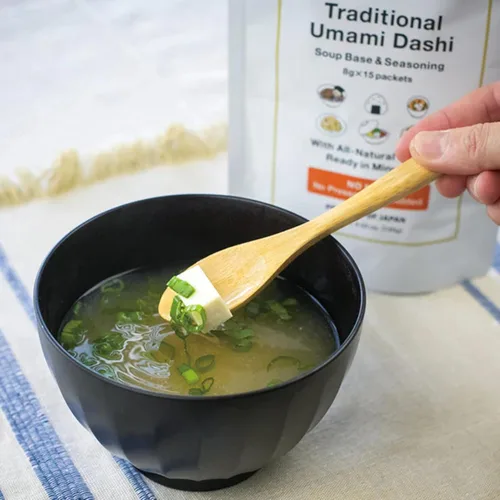 Vista 4 de Kuze Fuku & Sons - Base de sopa tradicional Umami Dashi y condimento – Juego de 2 (4.23 oz x 2) – Paquetes de 30 x 0.28 oz – Producto de Japón