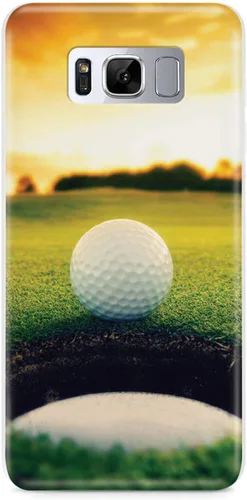 Vista 17 de Inspired Cases - Funda con textura 3D para iPhone Xs Max - Funda protectora de goma para iPhone Xs Max de Apple - Pelota de golf Sunset