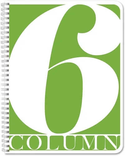 Vista 13 de BookFactory Libro de 2 Columnas/Cuaderno Columnar de Tapa Dura (Libro Columnar de Dos Columnas) Libro de Registro - Tapa Dura Laminada Suave al