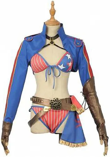 Vista 2 de Traje de mujer para disfraz de anime de cosplay