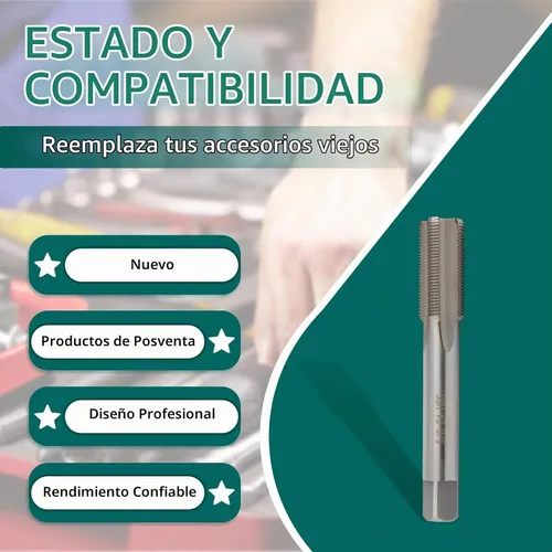 Vista 6 de AUTOKAY Nuevo HSS 5/8"-24 UNEF - Juego de roscas y troqueles para mano derecha (5/8x24) RH