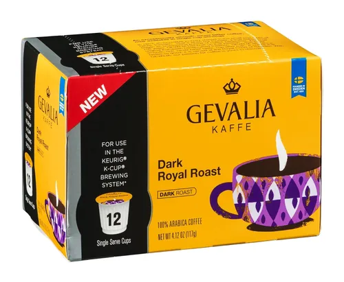 Vista 4 de Gevalia Cápsulas de Cappuccino Keurig K Cup con paquetes de espuma de 5.98 onzas (24 unidades, 4 cajas)