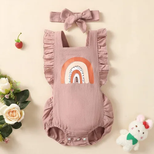 Vista 65 de Shalofer Traje de primer cumpleaños para bebé niña con diadema