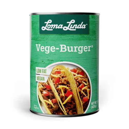 Vista 3 de Loma Linda - Carnes a base de plantas (hamburguesa vegetal (15 oz.), paquete de 12