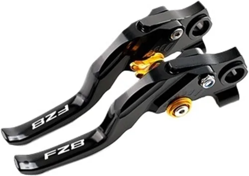 Vista 18 de 2025 New Brake Clutch Lever Motorcycle CNC Adjustable Brake Clutch Levers Compatible with Yamaha FZ8 FZ 8 Fz8 FAZER 2011-2015(Long Black)