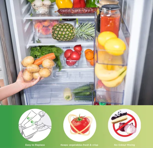 Vista 3 de Fresh Flow - Kit de repuesto para conservador de productos, paquete de 3 (6 paquetes en total)