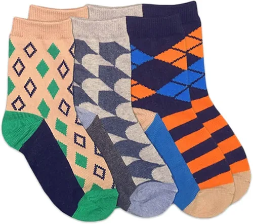 Vista 6 de Jefferies Socks Paquete de 12 pares de calcetines a rayas multicolor para niños