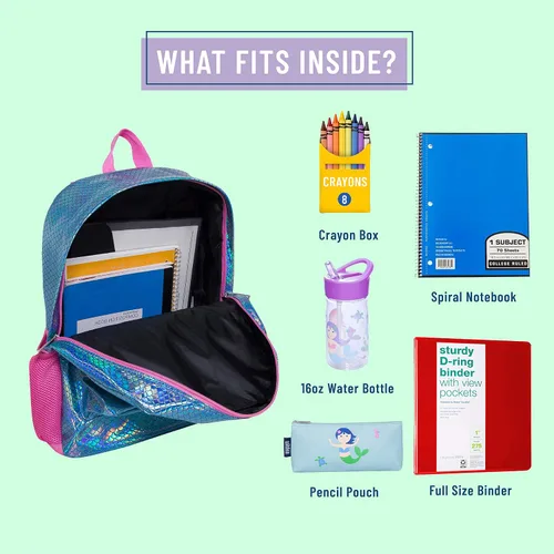 Vista 3 de Wildkin Kids Mochila de 16 pulgadas para niños y niñas