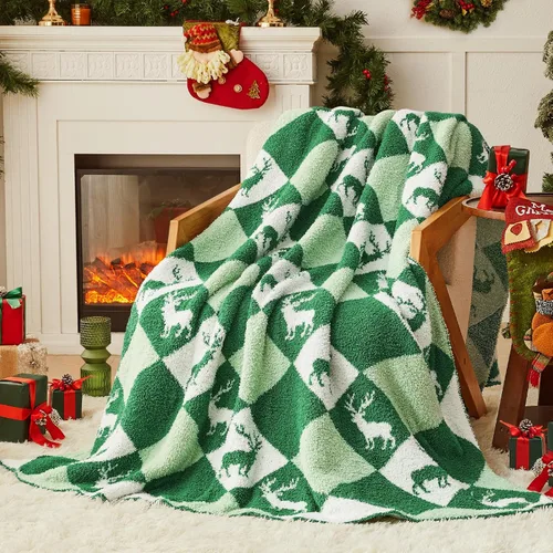 Vista 13 de CYMULA Manta de Punto Súper Suave Tamaño Throw Beige - Ligera Afelpada Esponjosa Mullida Cálida Acogedora Mantas y Throws para Sofá Cama Uso