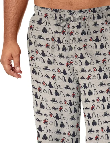 Vista 3 de Tienda Essentials - Pantalón de pijama de franela para hombre (disponible en tallas grandes y para hombre altos)