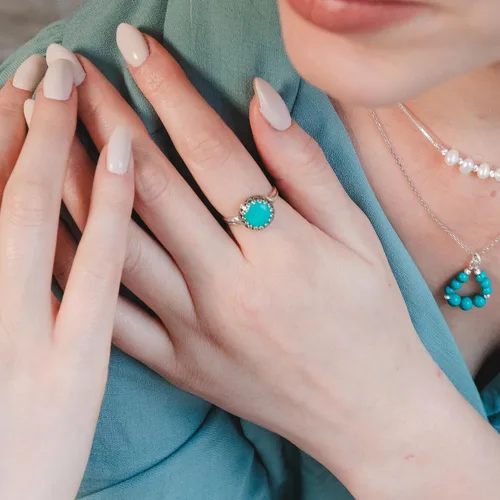 Vista 65 de 925 Sterling Silver Gemstone Rings for Women - Anniversary Rings for Women - Sterling Silver Rings for Women - Dainty Sterling Silver Rings
