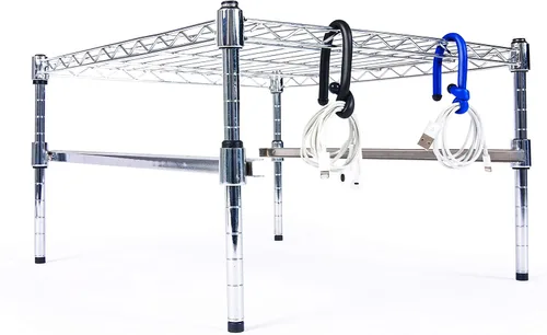 Vista 3 de IdeaWorks Gorilla, cable flexible y flexible, bridas para cables para electrónica, colgar y organizar (4,8 pulgadas), 8 pulgadas, Multi JB8255