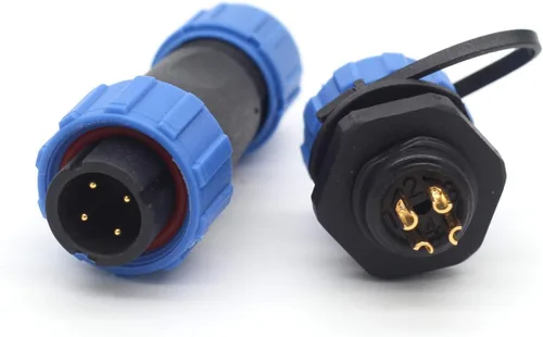 Vista 17 de SP13 2pin/3pin/4pin/5pin/6pin/7pin/9pin conector de cable de aviación, enchufe impermeable IP67, conector de equipo de luz LED