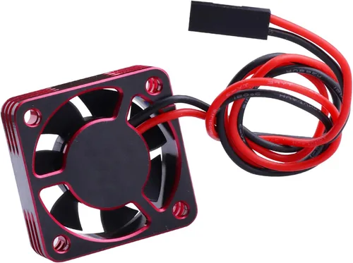 Vista 7 de Ventilador de enfriamiento de motor RC de 1.181 in Disipador de calor Ventilador de enfriamiento ESC de alta velocidad sin escobillas para coche RC