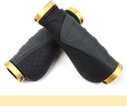 Vista 15 de Manillar de bicicleta Grips Riding Vice Handle Aleación de aluminio Vice Manillar Equipos Mountain Bike Manillar Accesorios de bicicleta