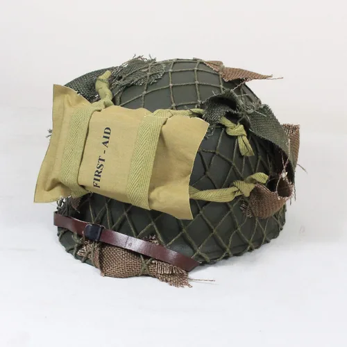 Vista 4 de Epic Militaria réplica WW2 paquete de primeros auxilios aéreos