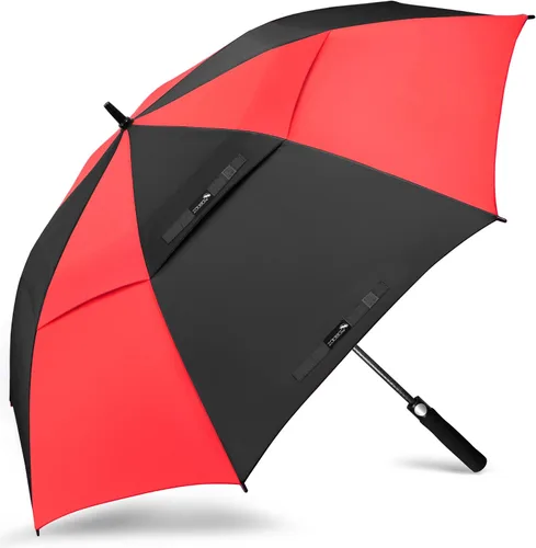 Vista 35 de ZOMAKE - Paraguas de golf a prueba de viento, extragrande, de gran tamaño, de doble dosel resistente para lluvia, juegos deportivos y carrito