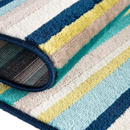 Vista 6 de Unique Loom Azalea Collection - Alfombra Glenn (Runner 2' 0" x 6' 0", amarillo/beige)