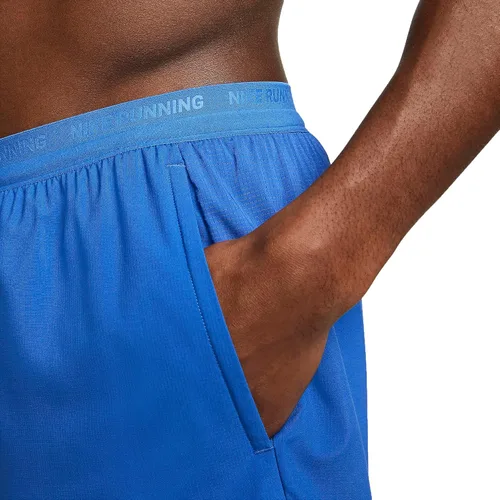 Vista 5 de Nike Pantalones cortos de correr Dri-Fit Stride de 5 pulgadas para hombre, Negro