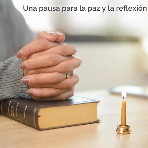 Vista 6 de Juego de velas de meditación consciente con 12 mini velas cónicas de cera de abeja con soporte de latón para oración y reflexión, regalos
