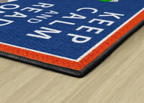 Vista 5 de Flagship Carpets - Alfombra con texto en inglés "Keep Calm & Read On" para el aula infantil, dormitorio de los niños, espacio del profesor